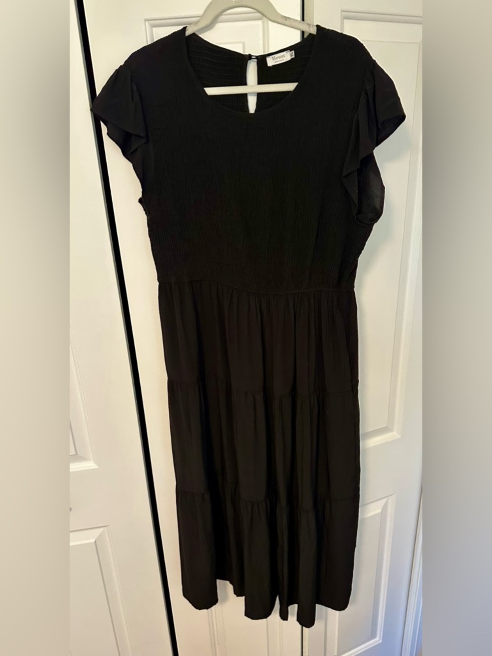 Summer Flutter Sleeve Midi Dress